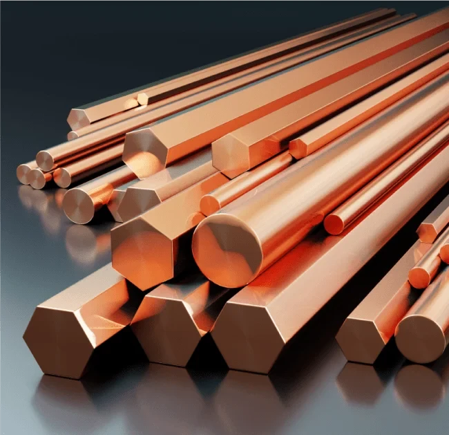 Cobre para aplicações industriais